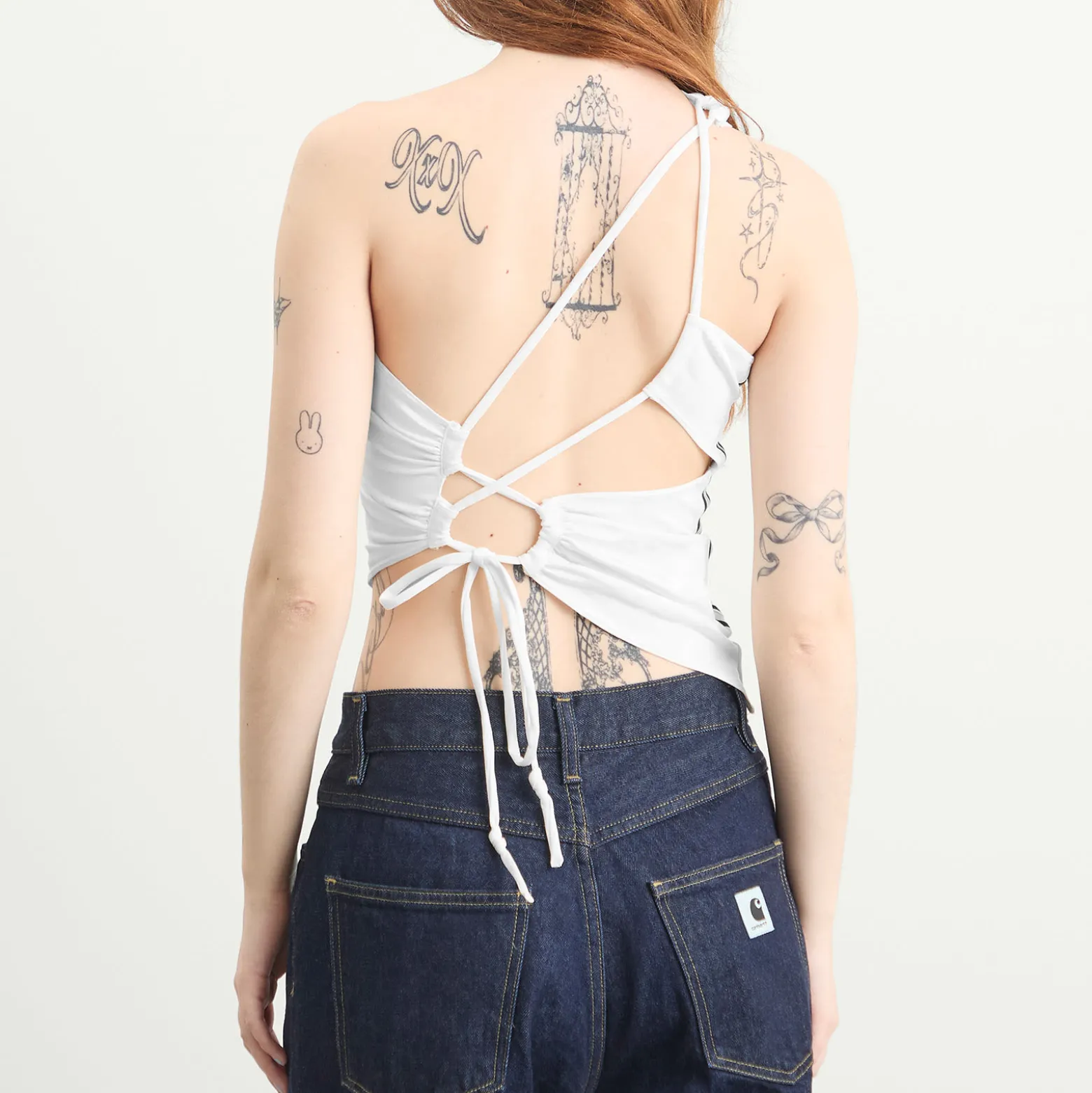 Adidas Ruched Asymmetric Top