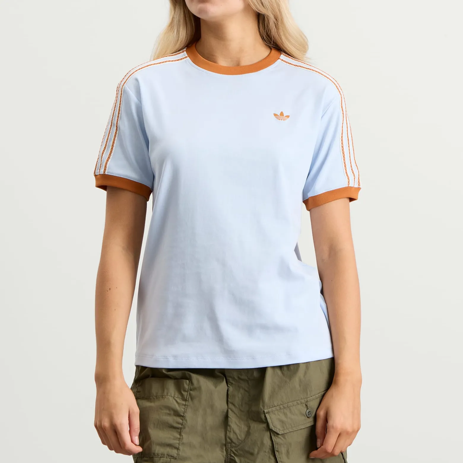 adidas 3S Crochet Stripe T-Shirt