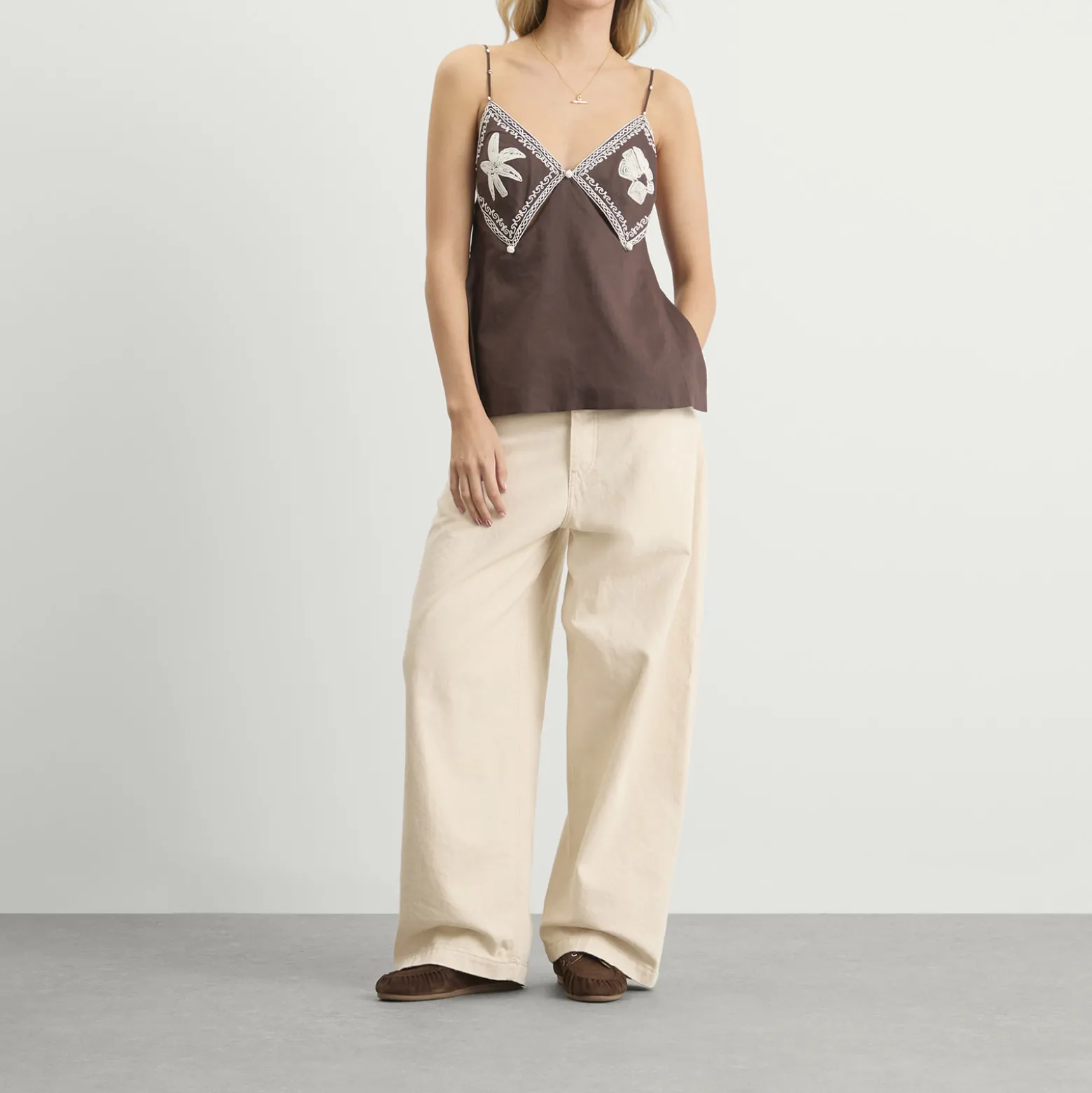 ALÉMAIS Leandra Corded Cami Top