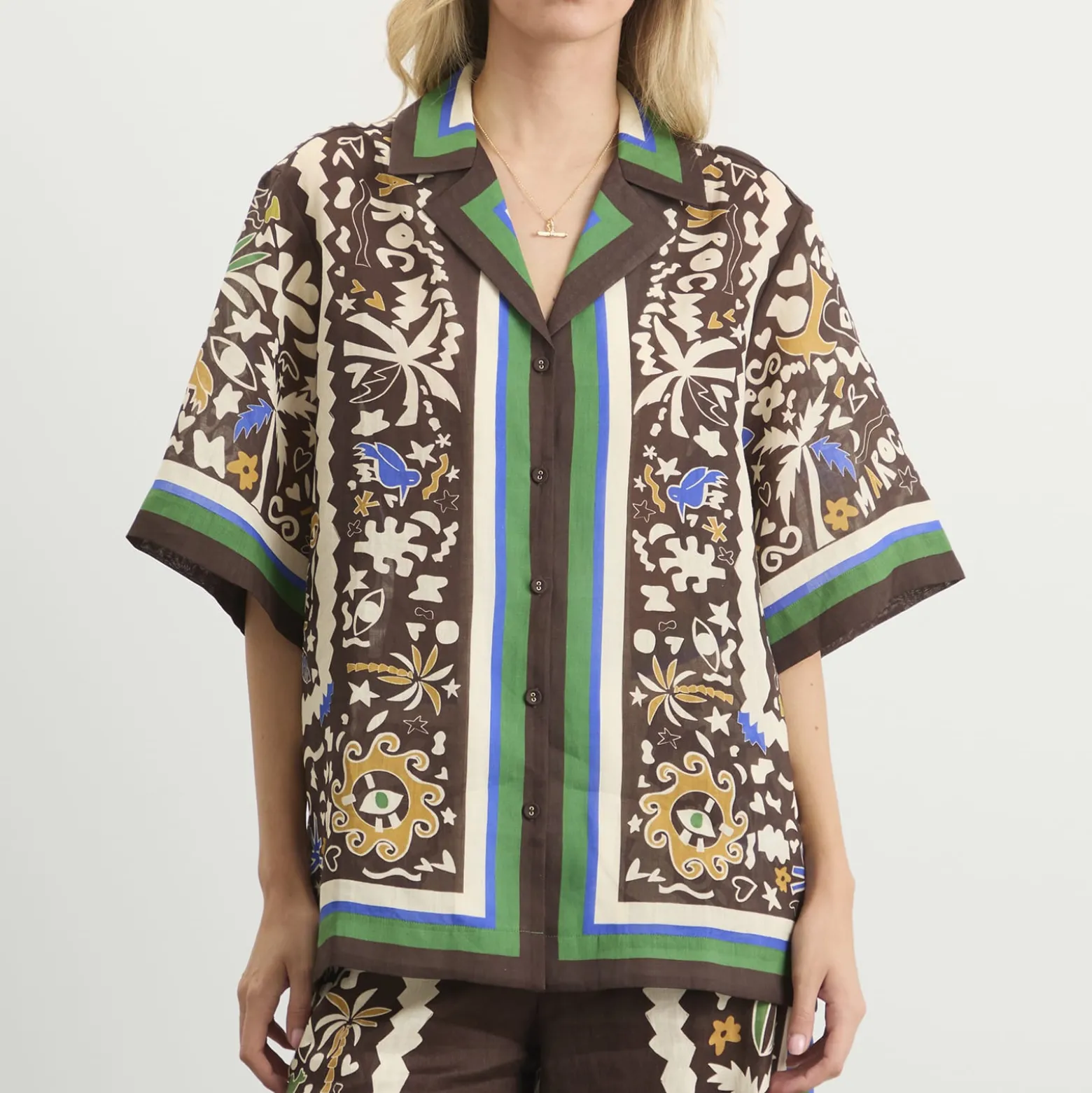 ALÉMAIS Maroc Relaxed Shirt
