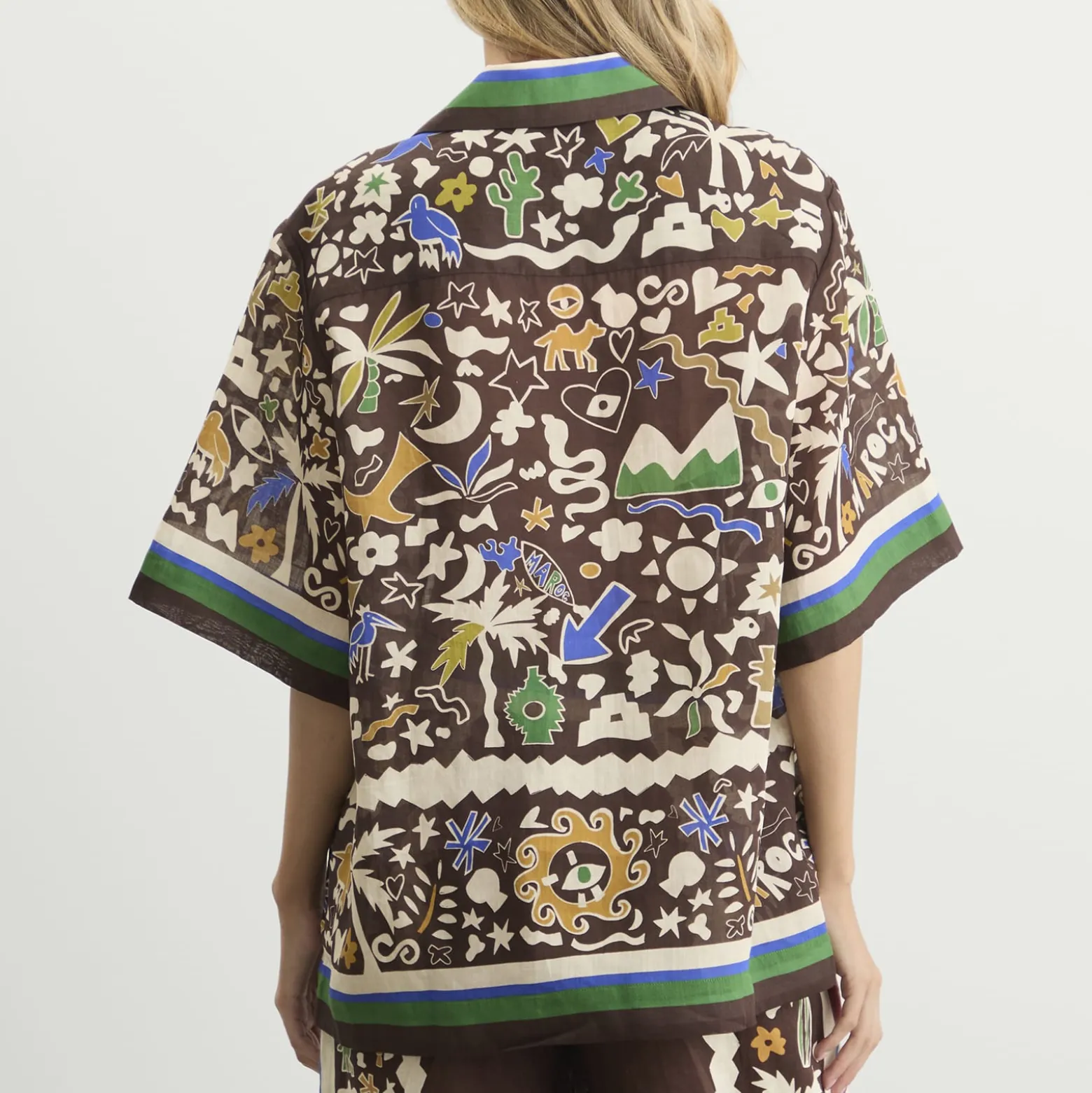 ALÉMAIS Maroc Relaxed Shirt