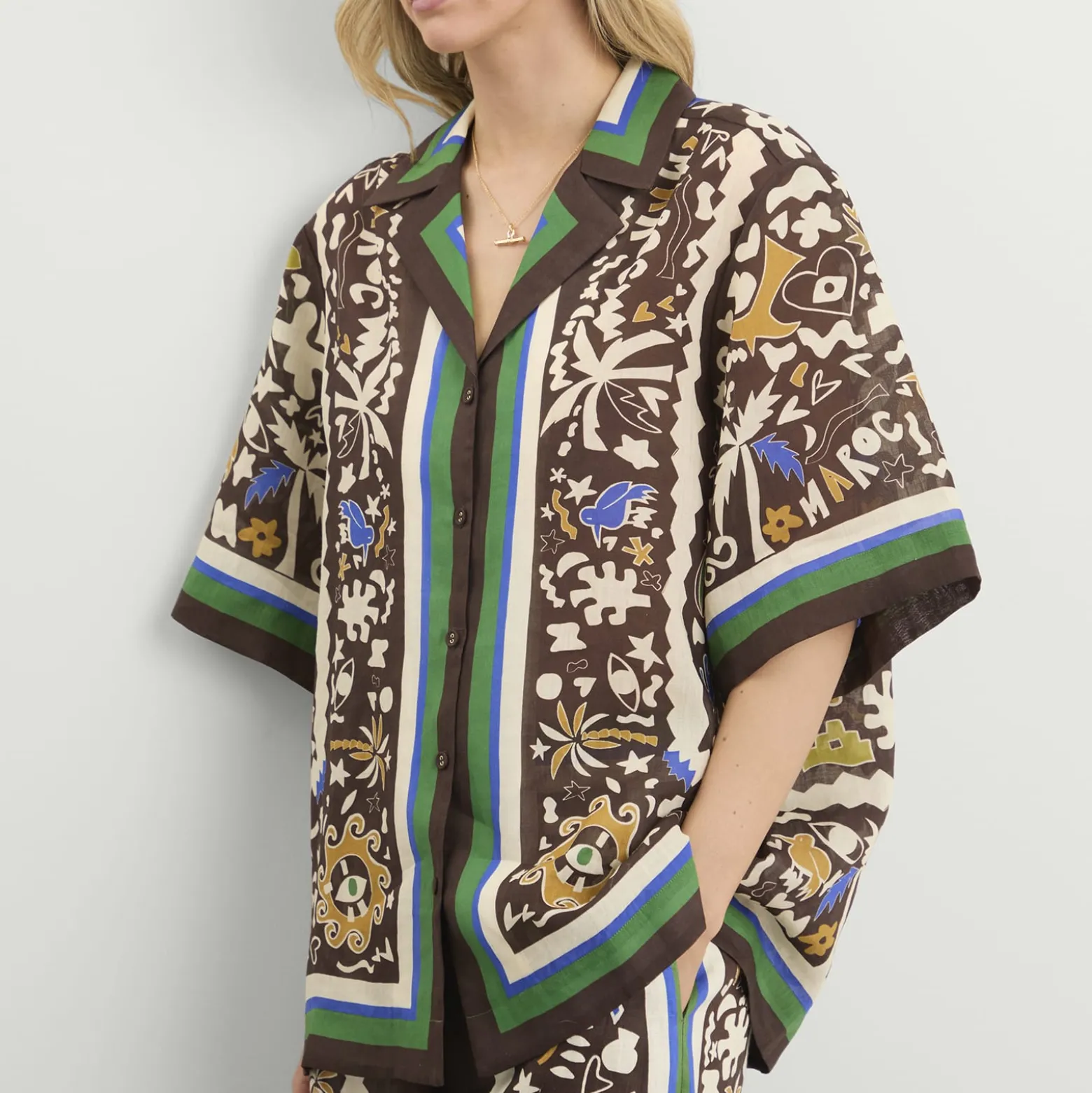 ALÉMAIS Maroc Relaxed Shirt