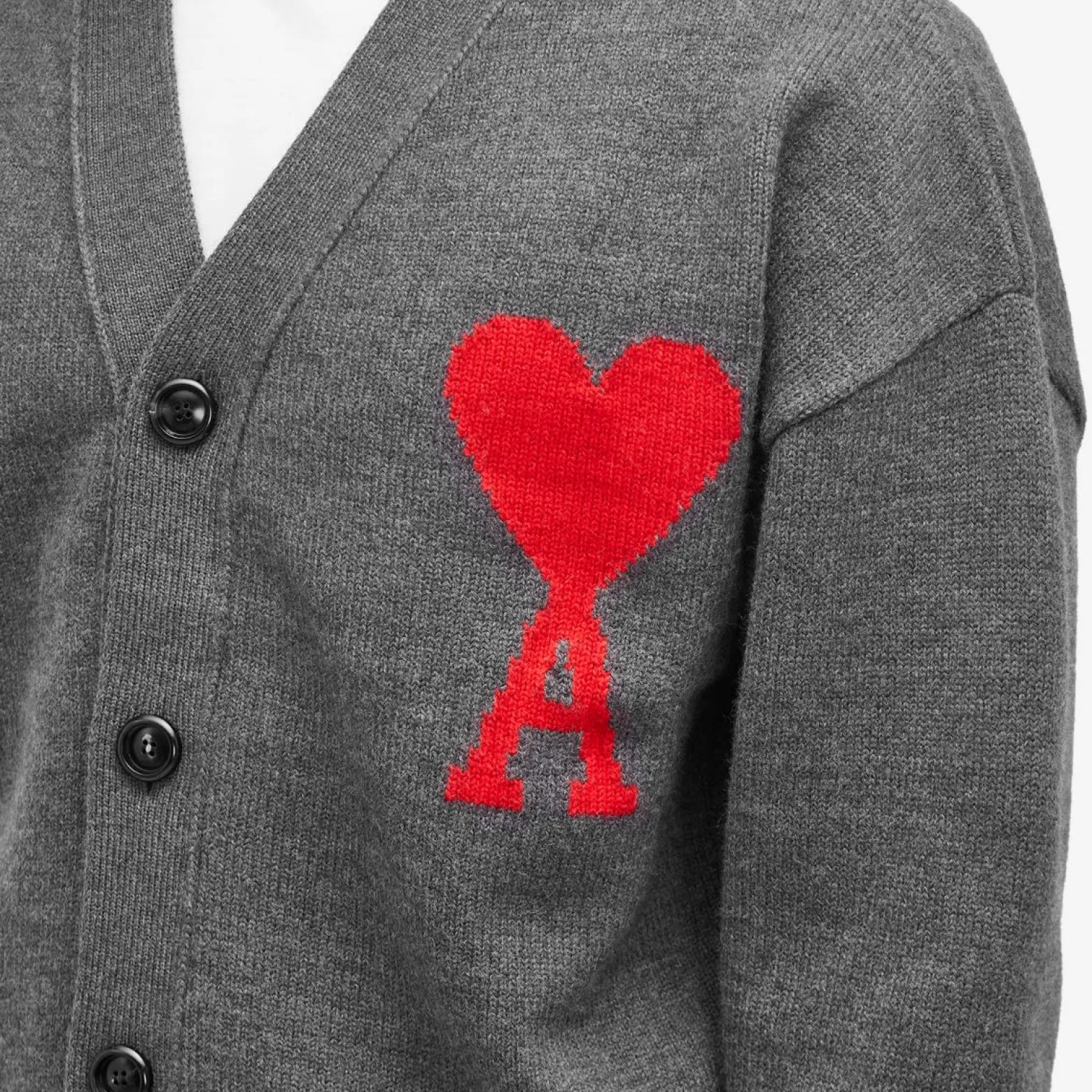 AMI Large A Heart Cardigan
