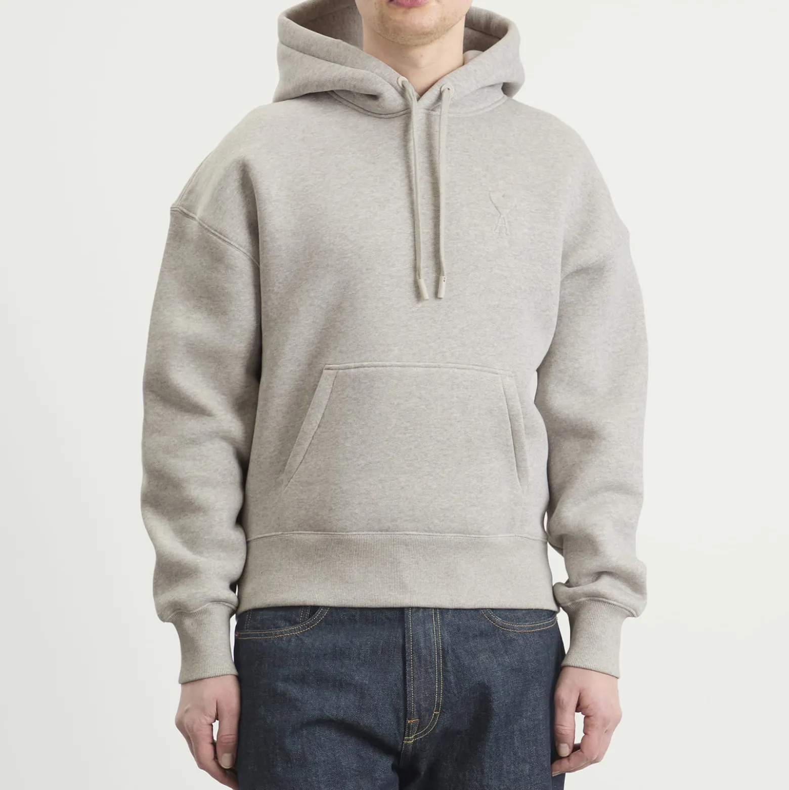 AMI Paris Big Ami De Coeur Embossed Hoodie