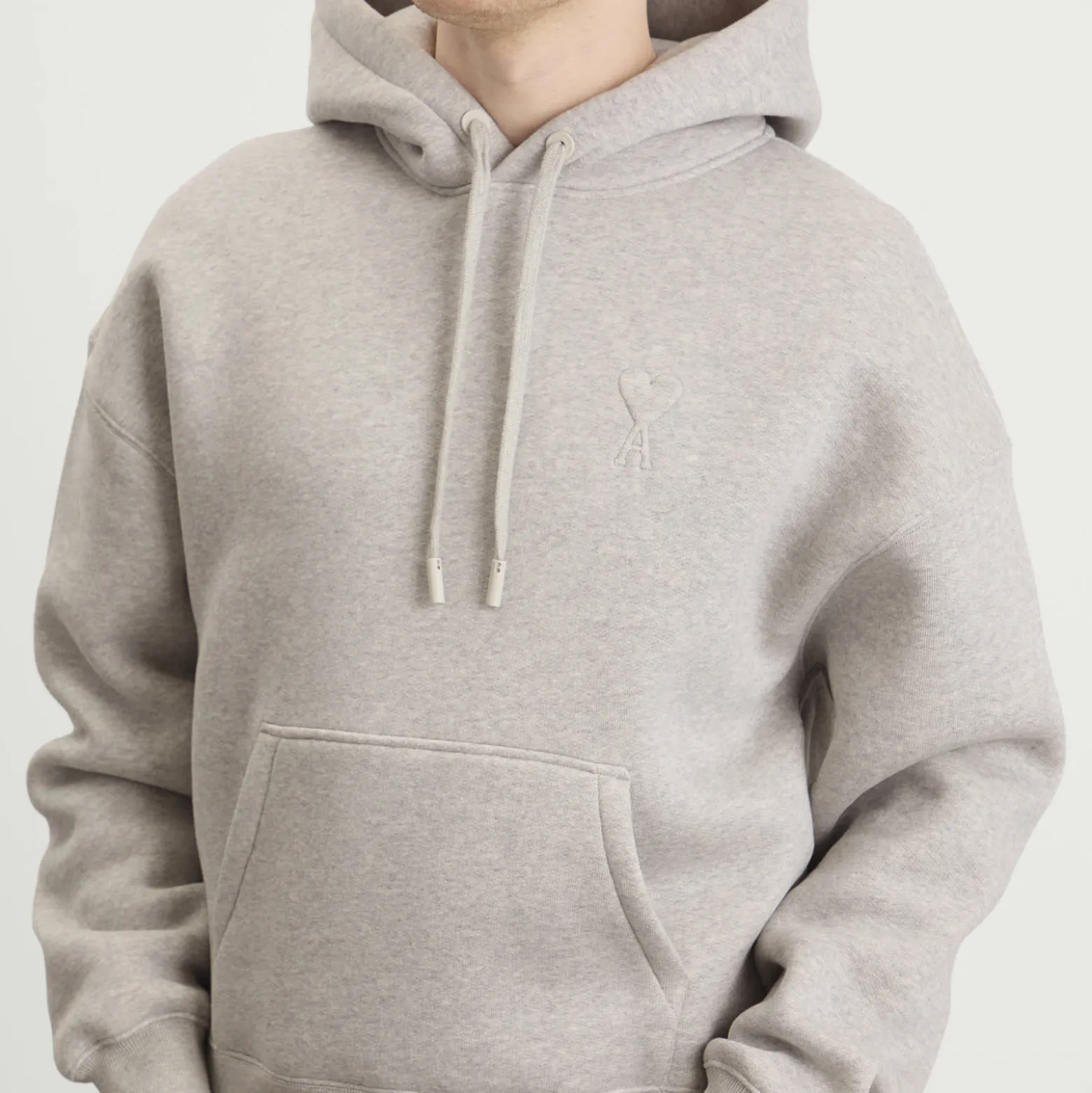 AMI Paris Big Ami De Coeur Embossed Hoodie