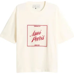 AMI Paris Boxy Fit Short Sleeve T-Shirt
