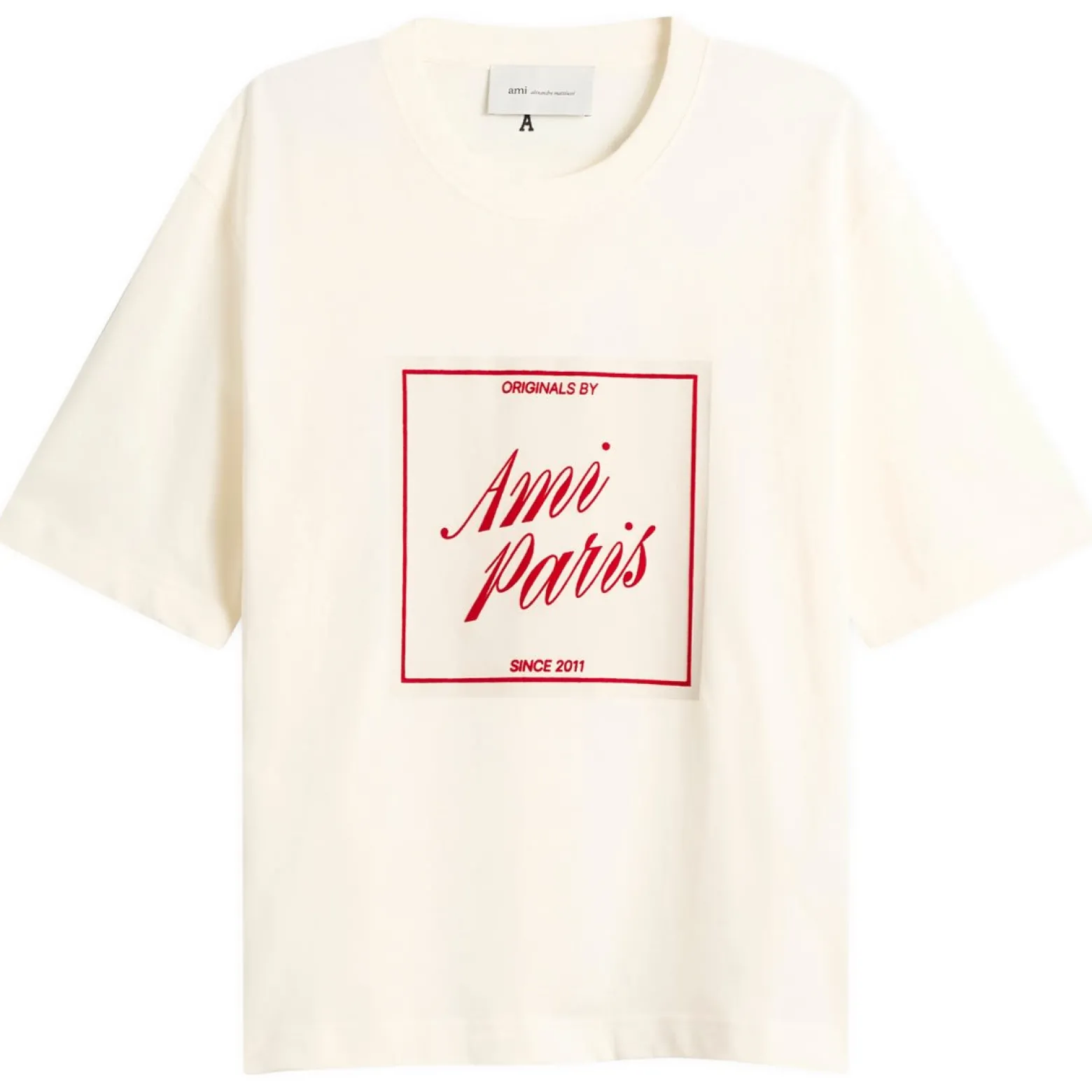 AMI Paris Boxy Fit Short Sleeve T-Shirt