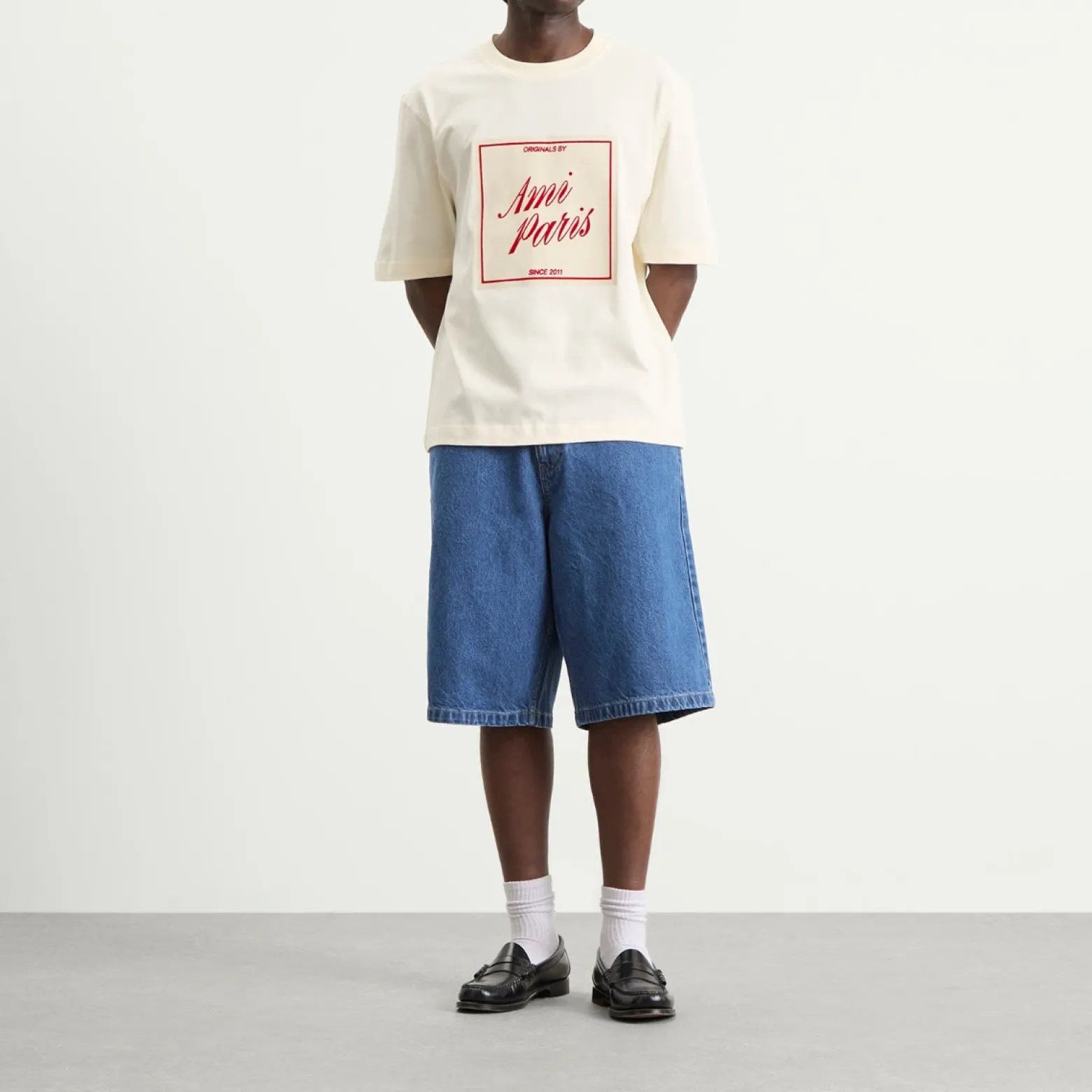 AMI Paris Boxy Fit Short Sleeve T-Shirt