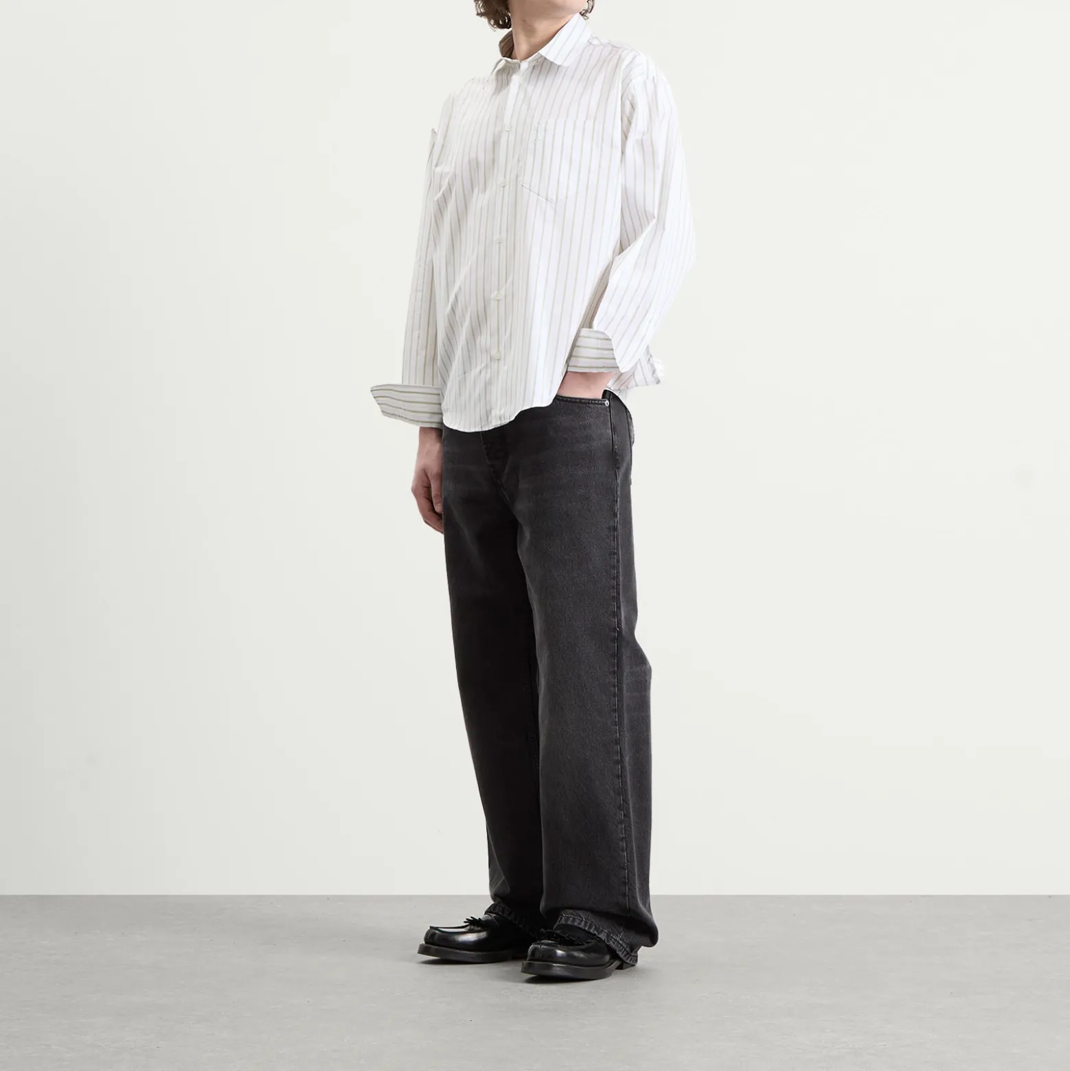 AMI Paris Boxy Long Sleeve Shirt