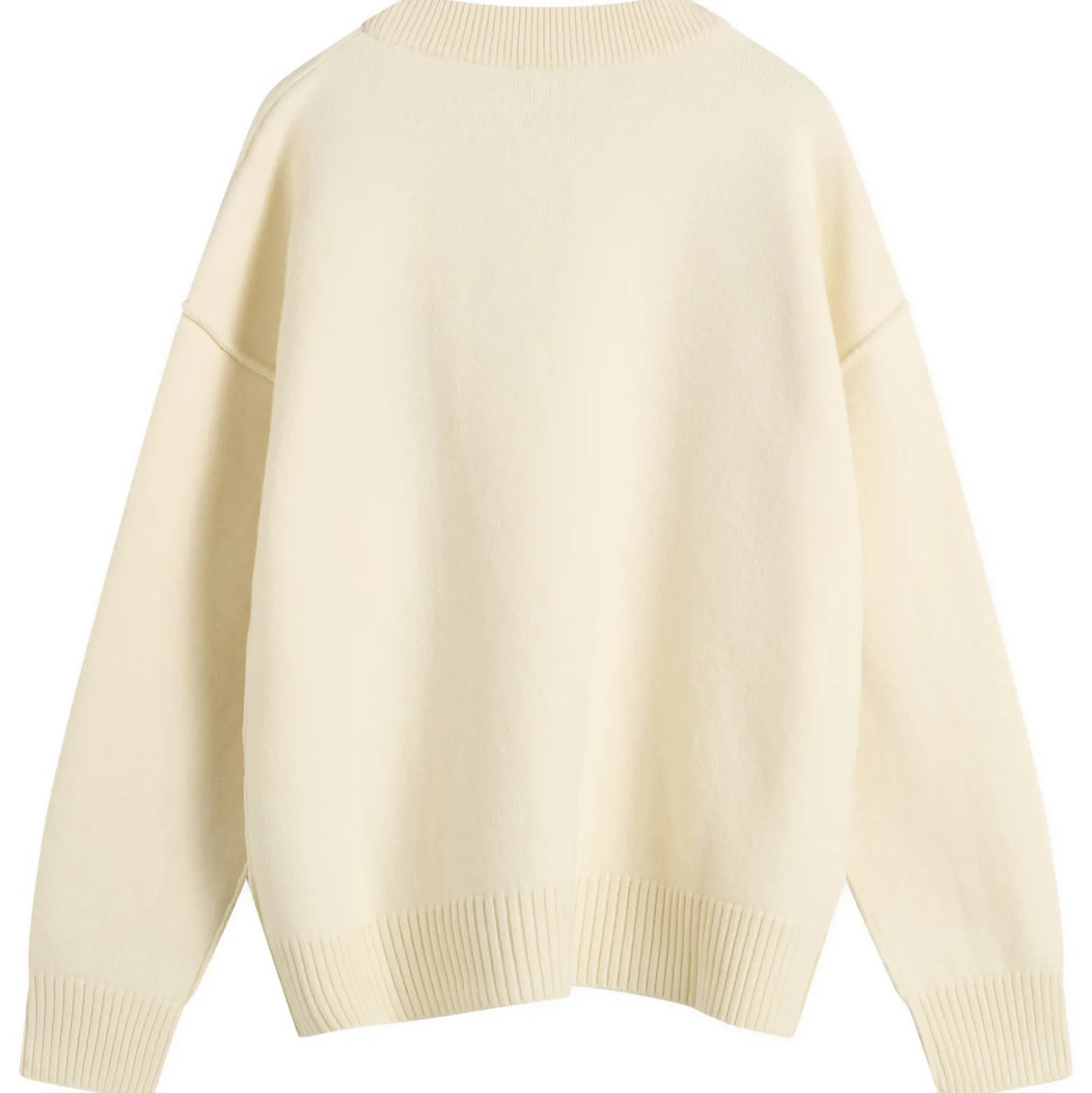 AMI Paris Cardigan With Contrasted Ami De Coeur