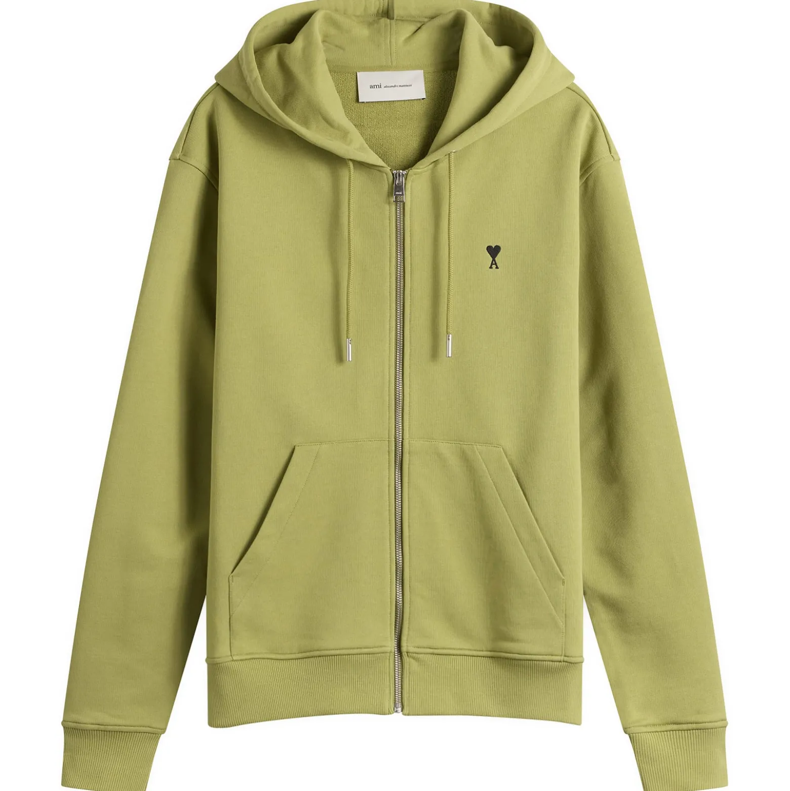 AMI Paris Contrasted Ami De Coeur Hoodie
