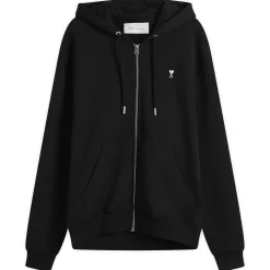 AMI Paris Contrasted Ami De Coeur Hoodie