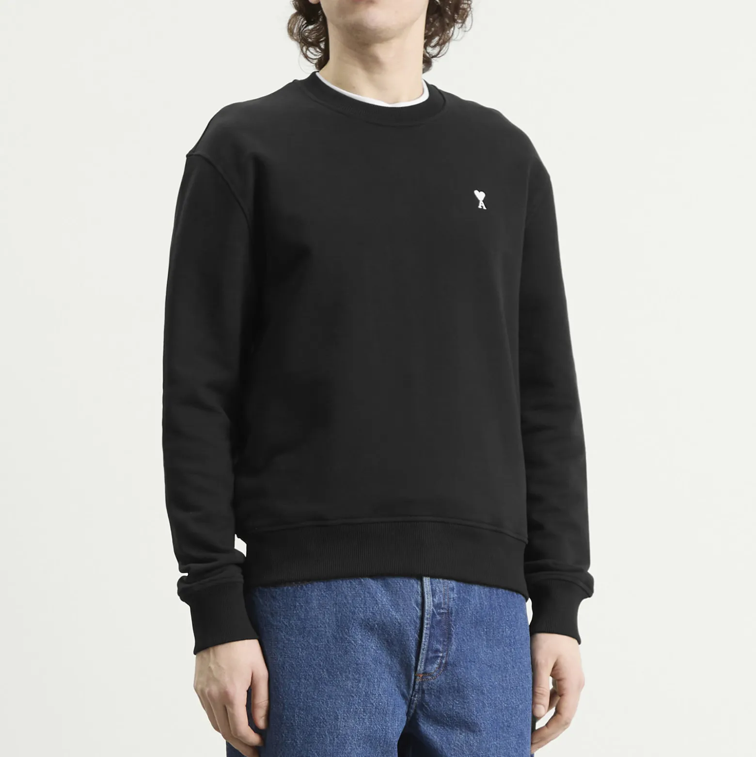 AMI Paris Contrasted Ami De Coeur Sweatshirt