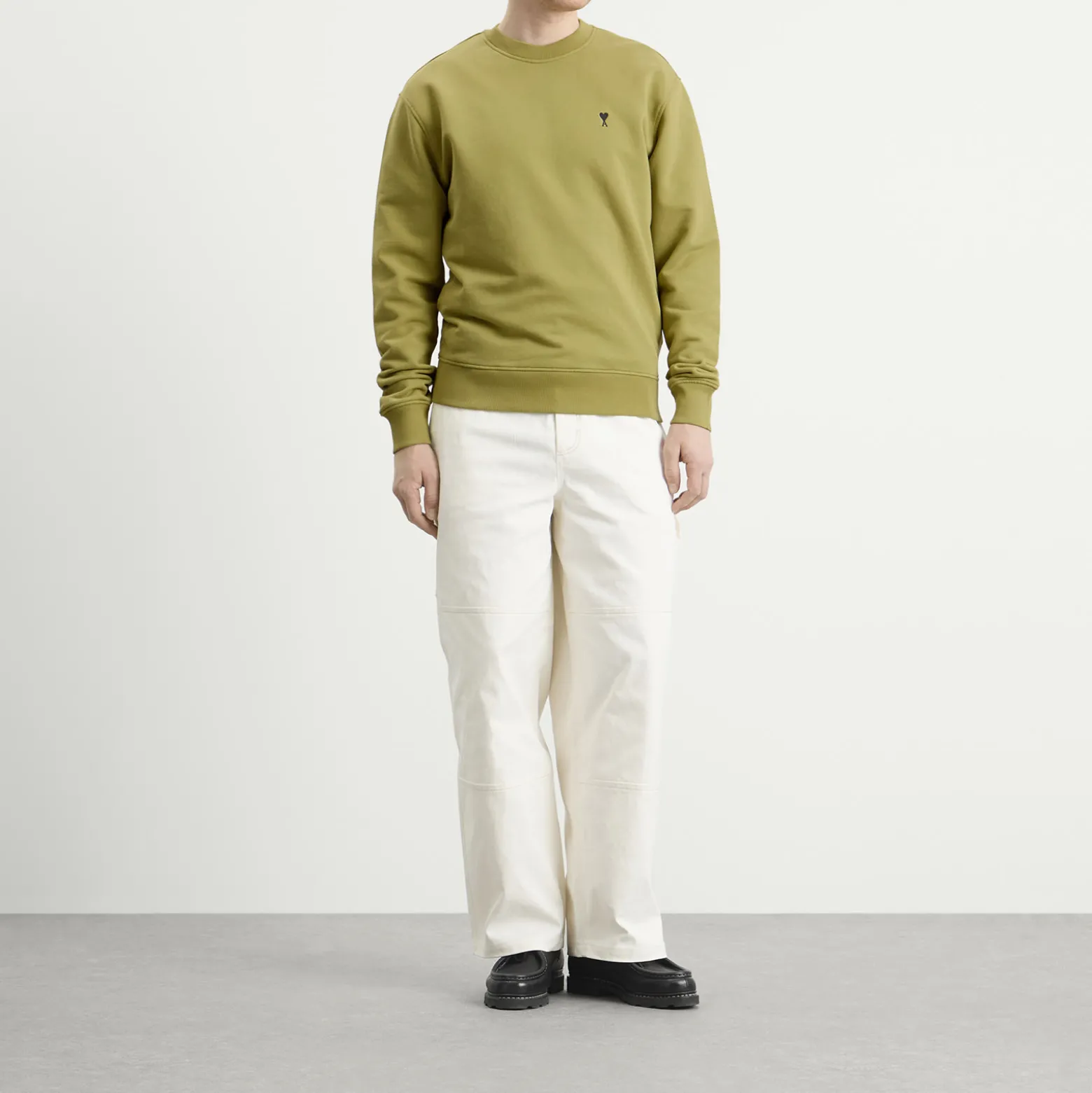 AMI Paris Contrasted Ami De Coeur Sweatshirt