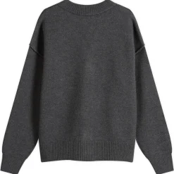 AMI Paris Felted Merino Wool Knit ADC Cardigan