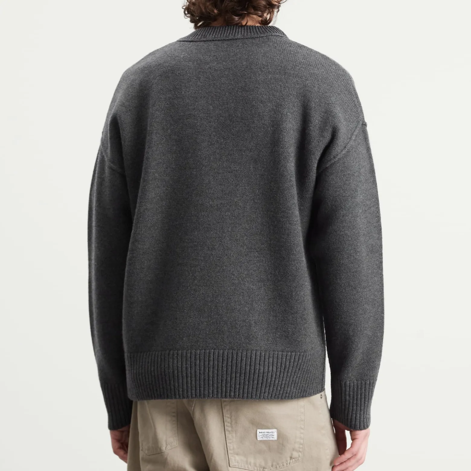 AMI Paris Felted Merino Wool Knit ADC Crew Neck Jumper
