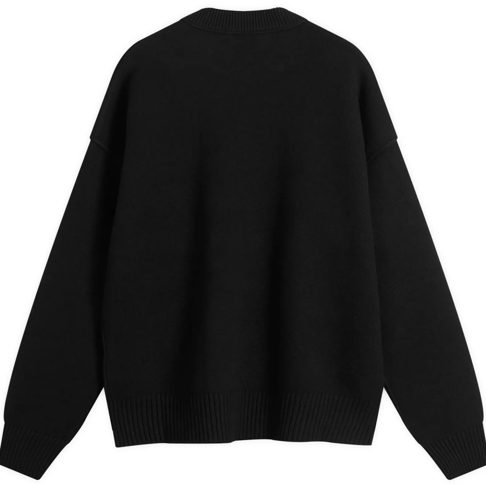 AMI Paris Felted Merino Wool Knit ADC Crew Neck Jumper