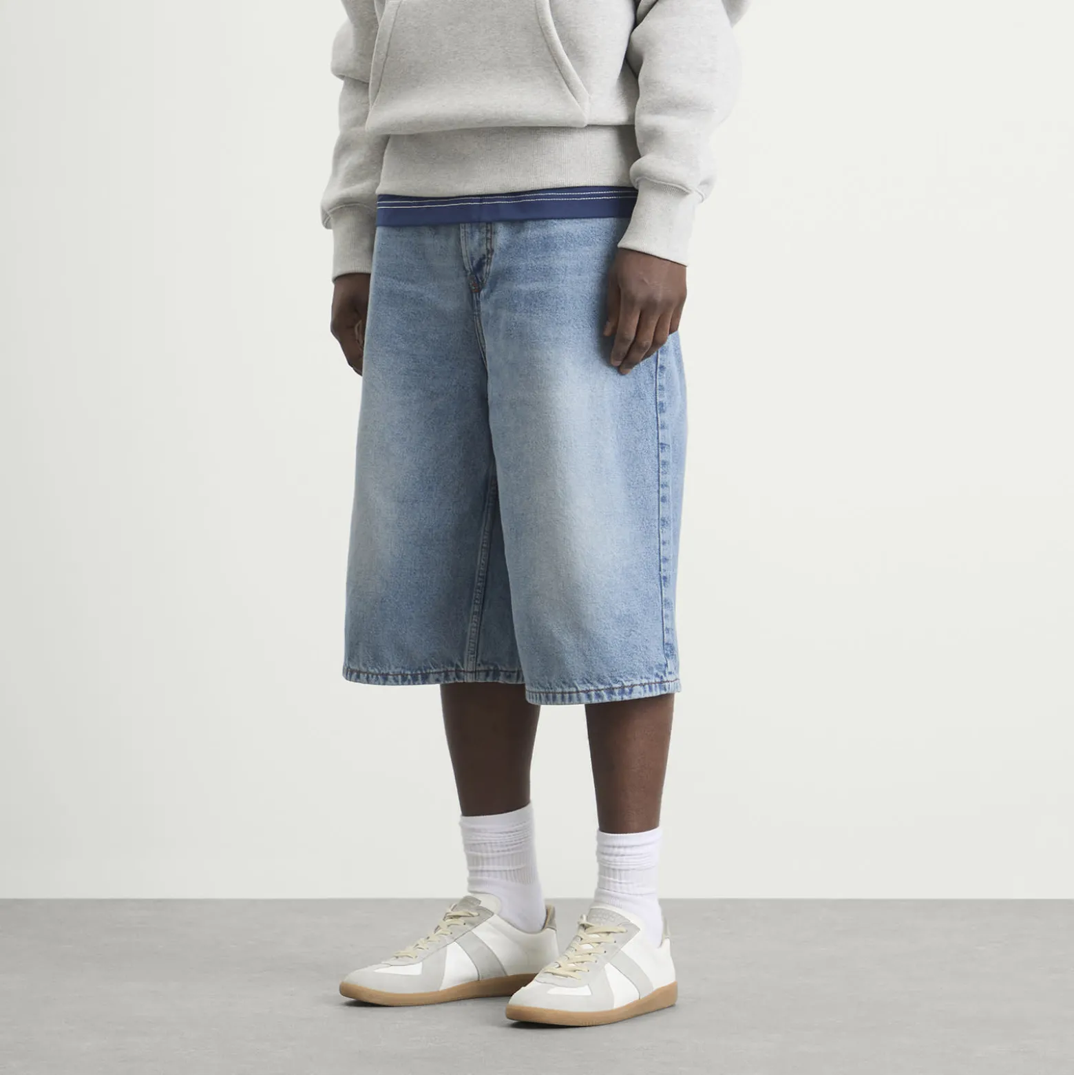 AMI Paris Large Fit Bermuda Shorts