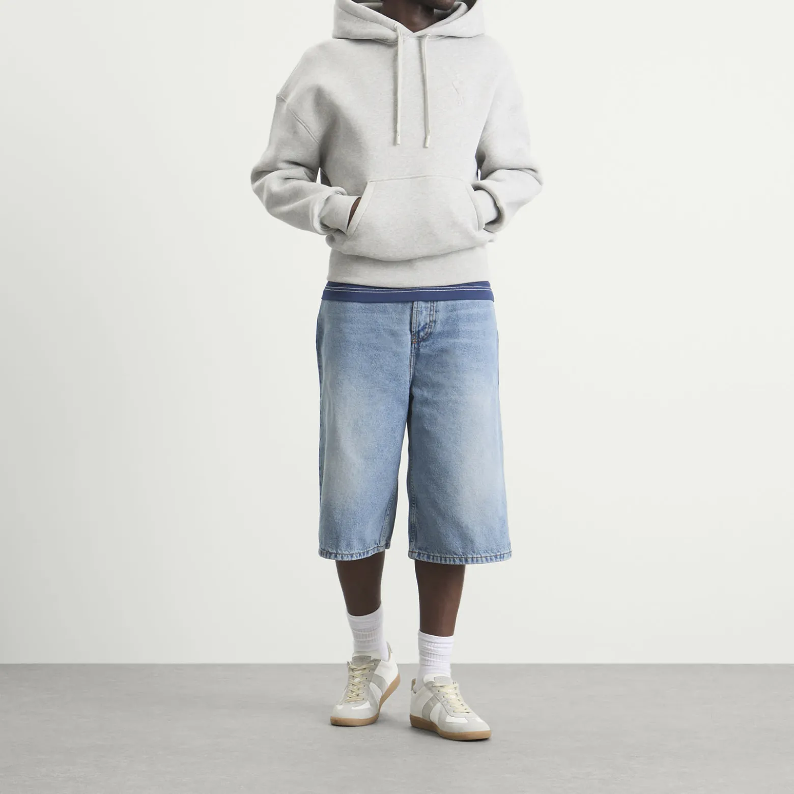 AMI Paris Large Fit Bermuda Shorts