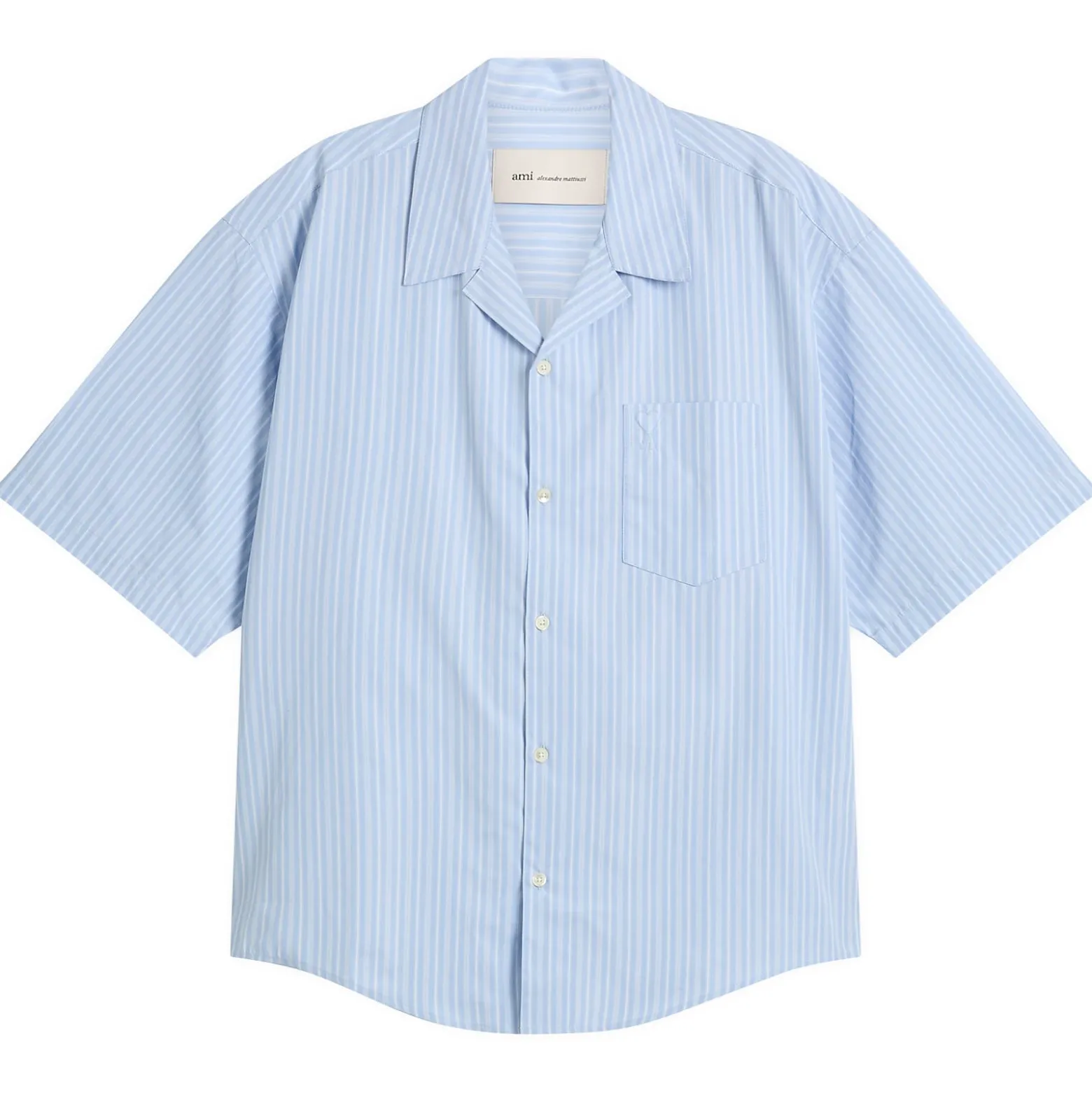 AMI Paris Short Sleeve Boxy Shirt