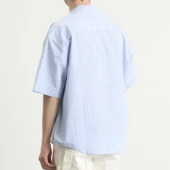 AMI Paris Short Sleeve Boxy Shirt