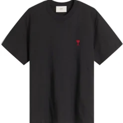 AMI Paris Small Red ADC Classic T-Shirt