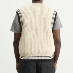 AMI Paris V Neck Sleeveless Sweater