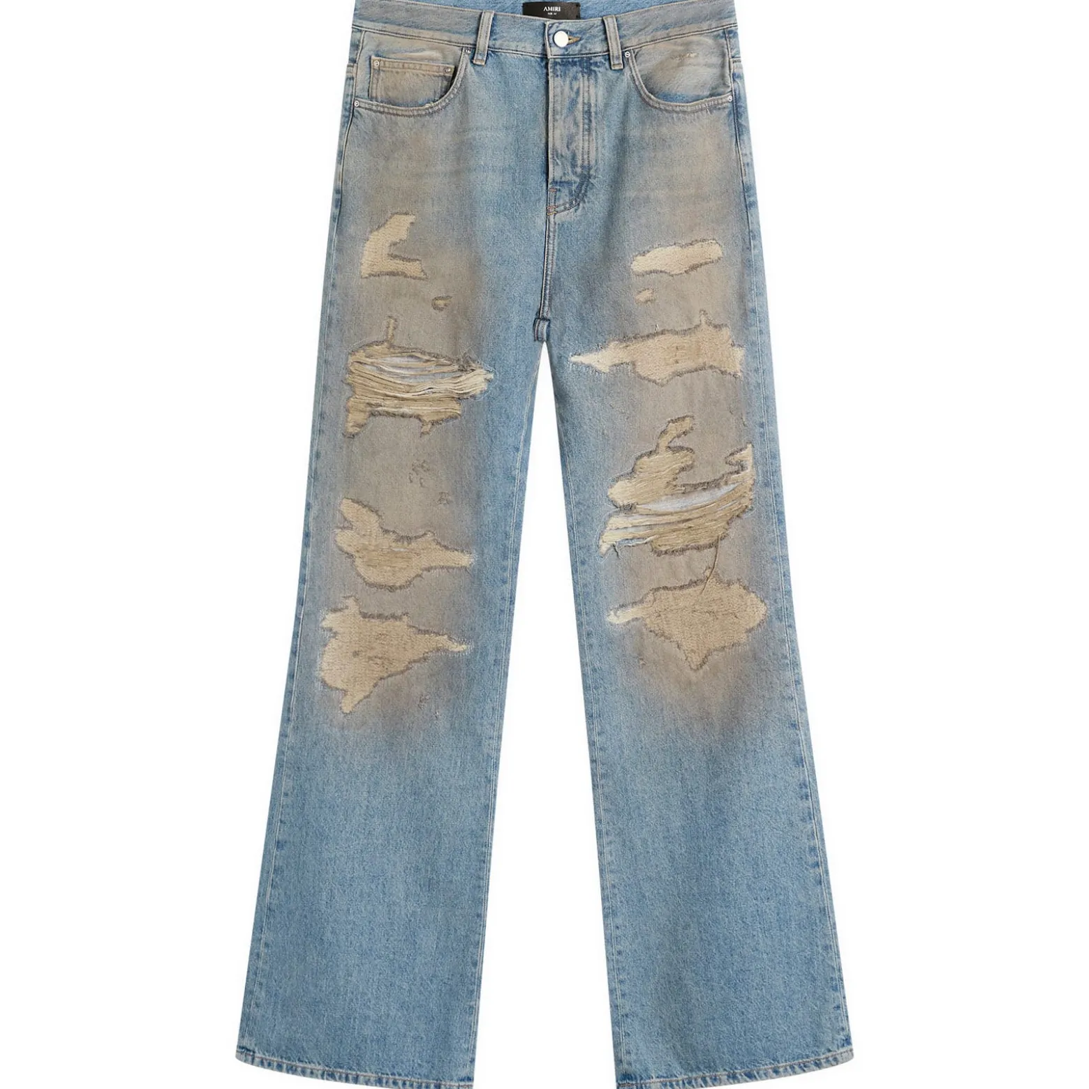 AMIRI Repaired Boot Cut Jeans