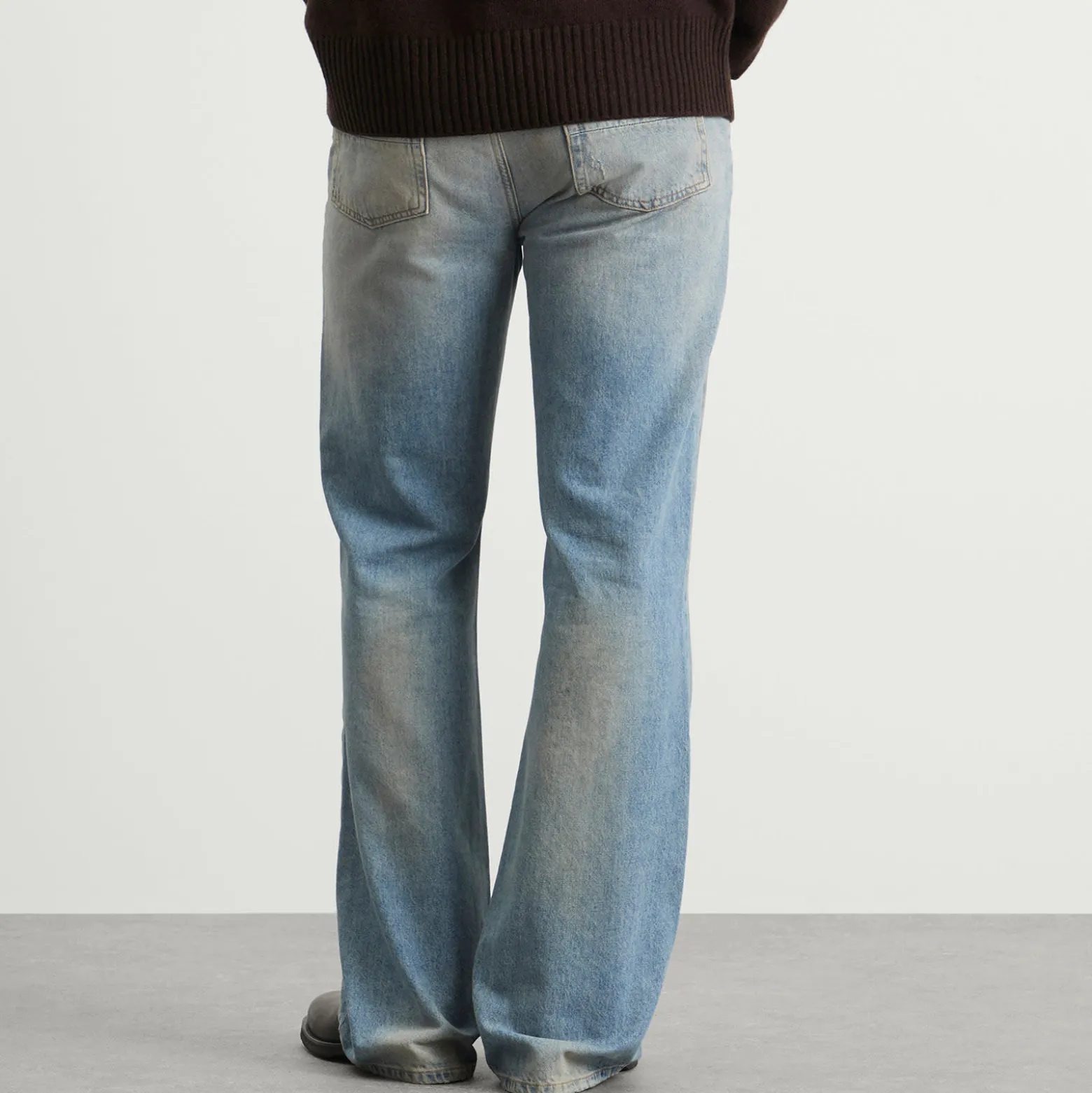 AMIRI Repaired Boot Cut Jeans