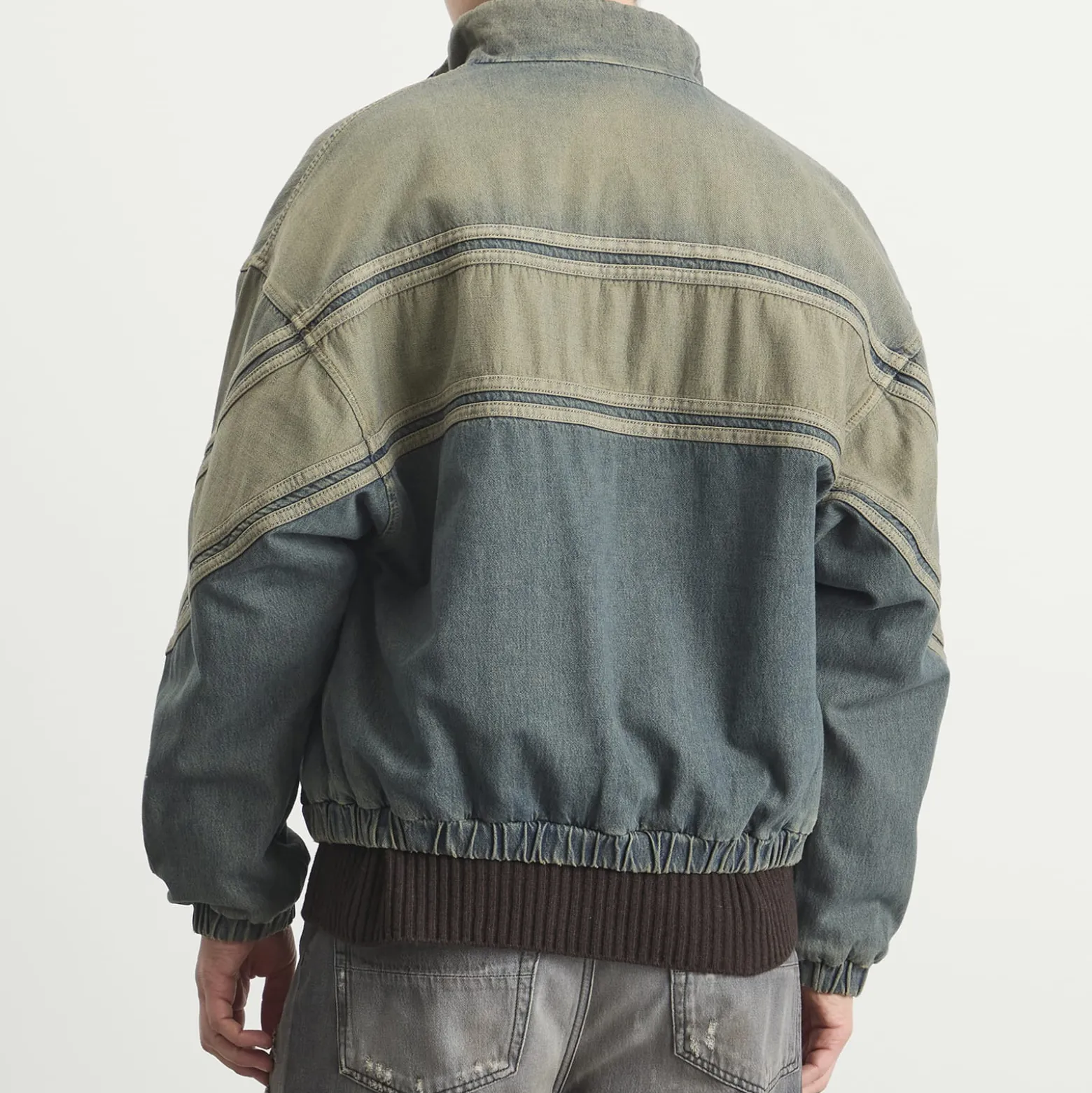 AMIRI Sport Denim Track Jacket