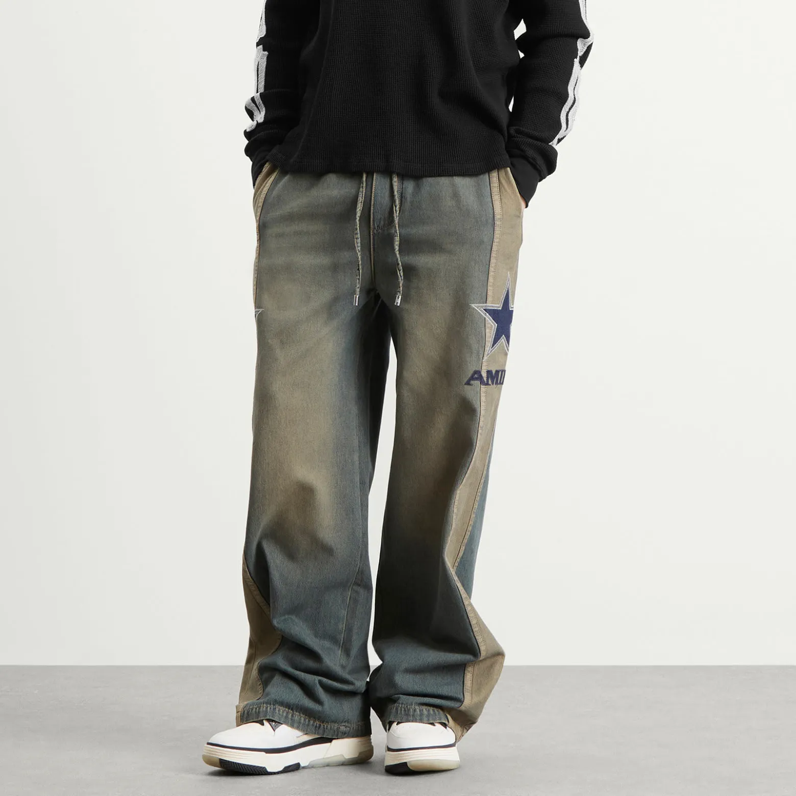 AMIRI Sport Denim Track Pants