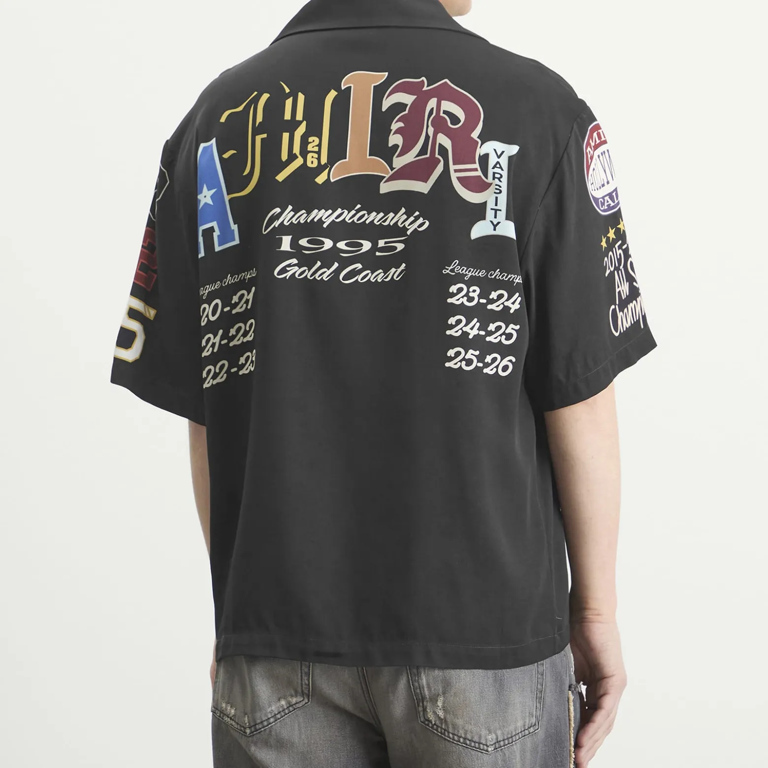 AMIRI Varsity Patch Camp Shirt
