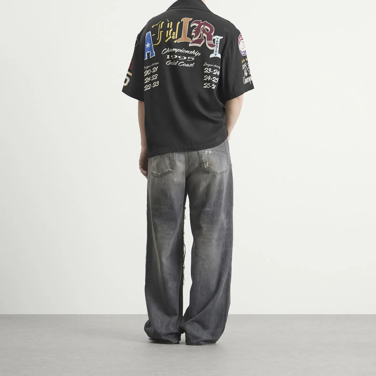 AMIRI Varsity Patch Camp Shirt