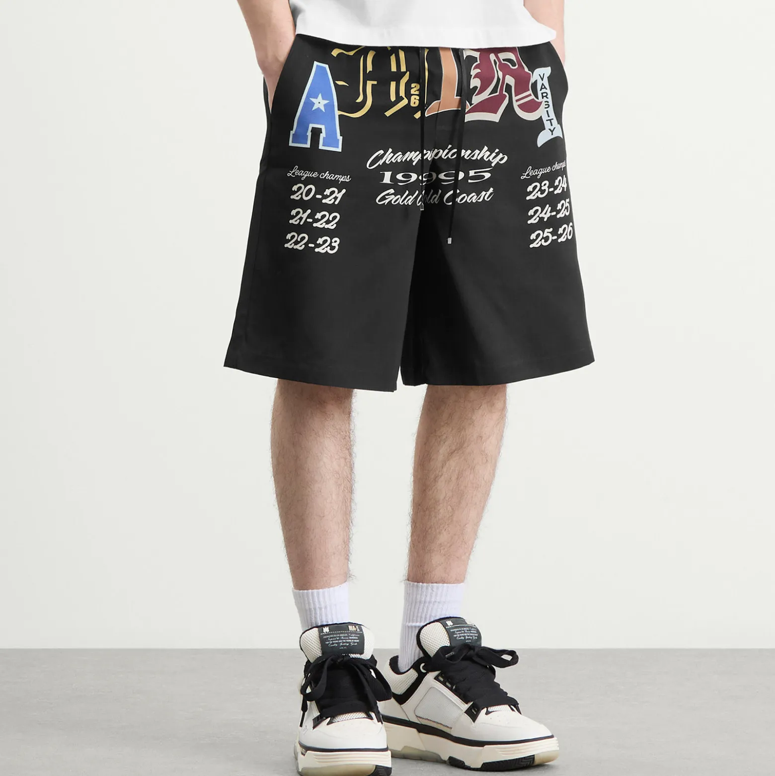 AMIRI Varsity Patch Shorts