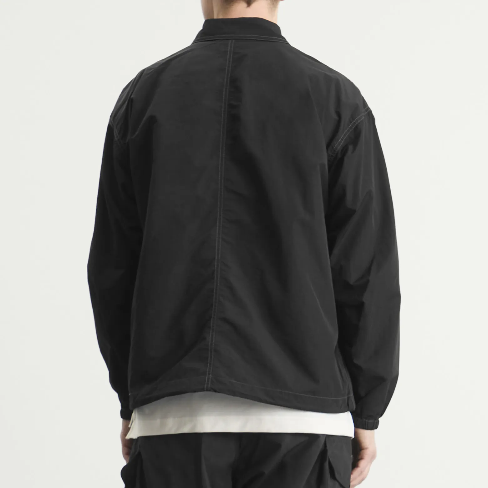 and wander Crinkled Nylon Shirt Jacket