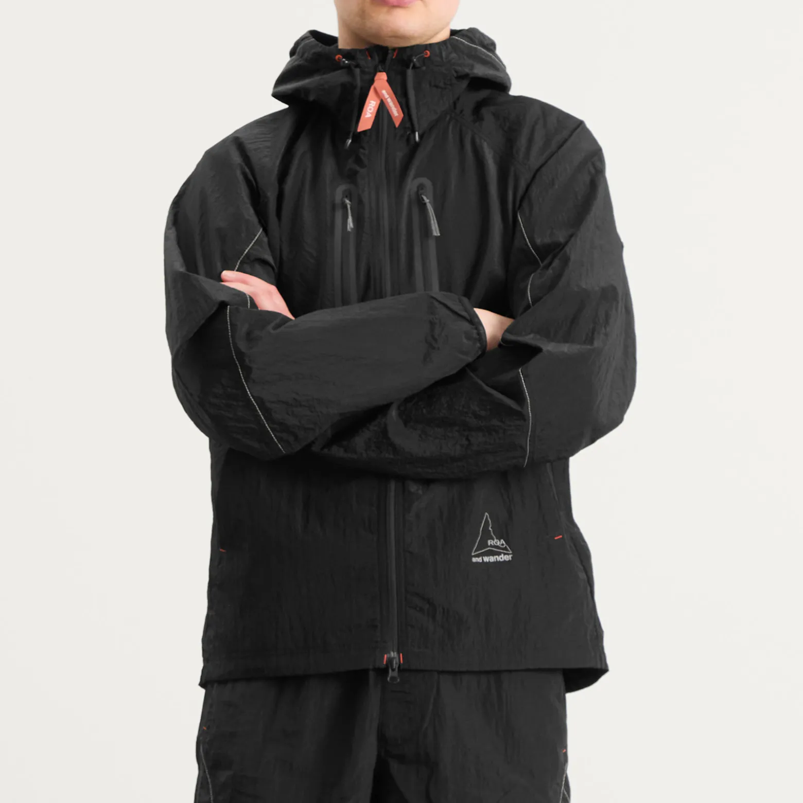 and wander x ROA Ripstop Wind Jacket