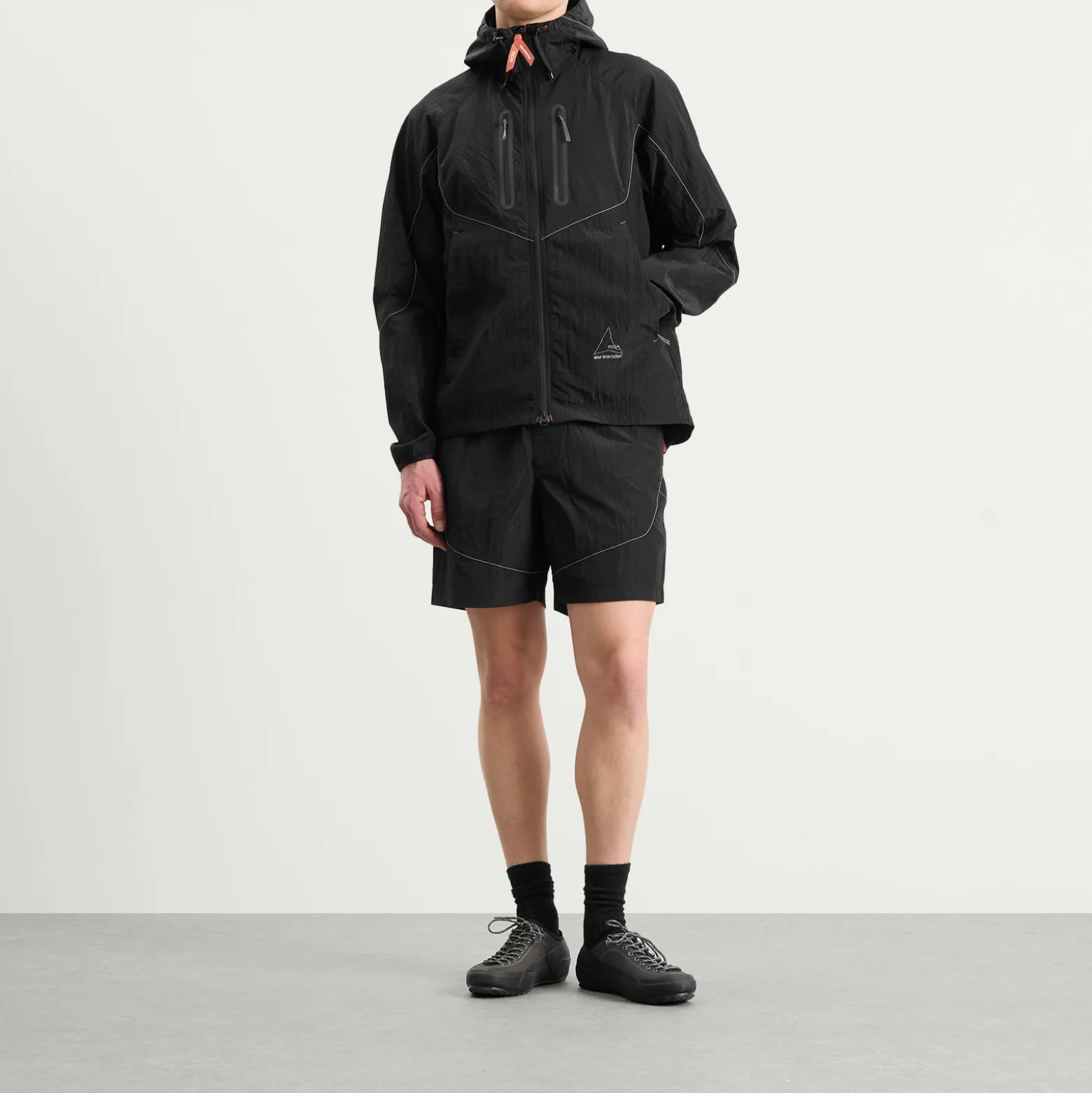 and wander x ROA Ripstop Wind Shorts