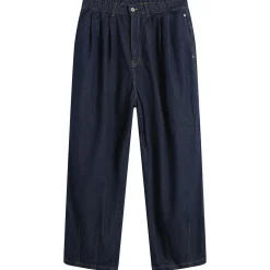 Anglan Rigid Indigo Denim Balloon Pants