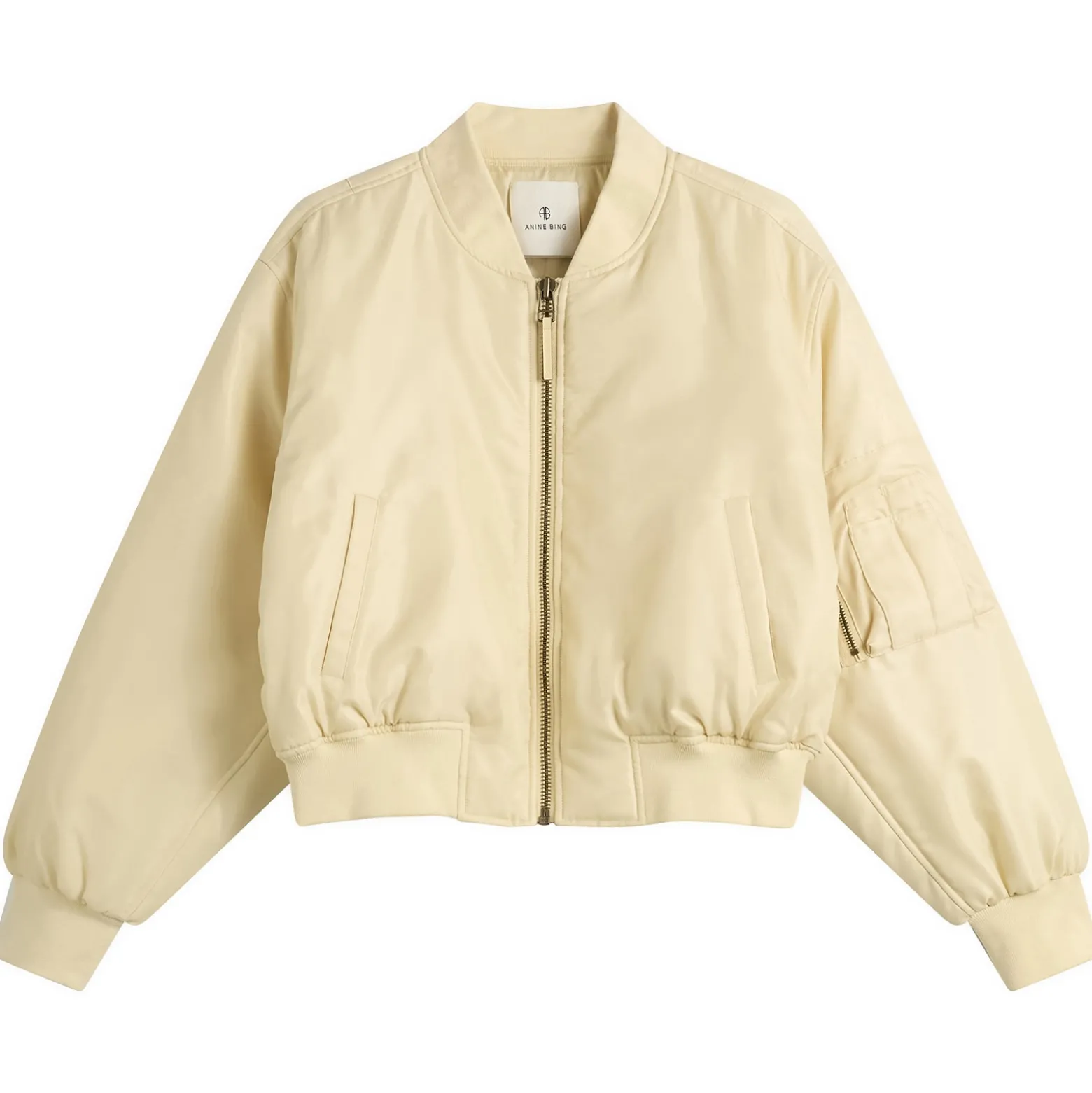 Anine Bing Cropped Leon Bomber