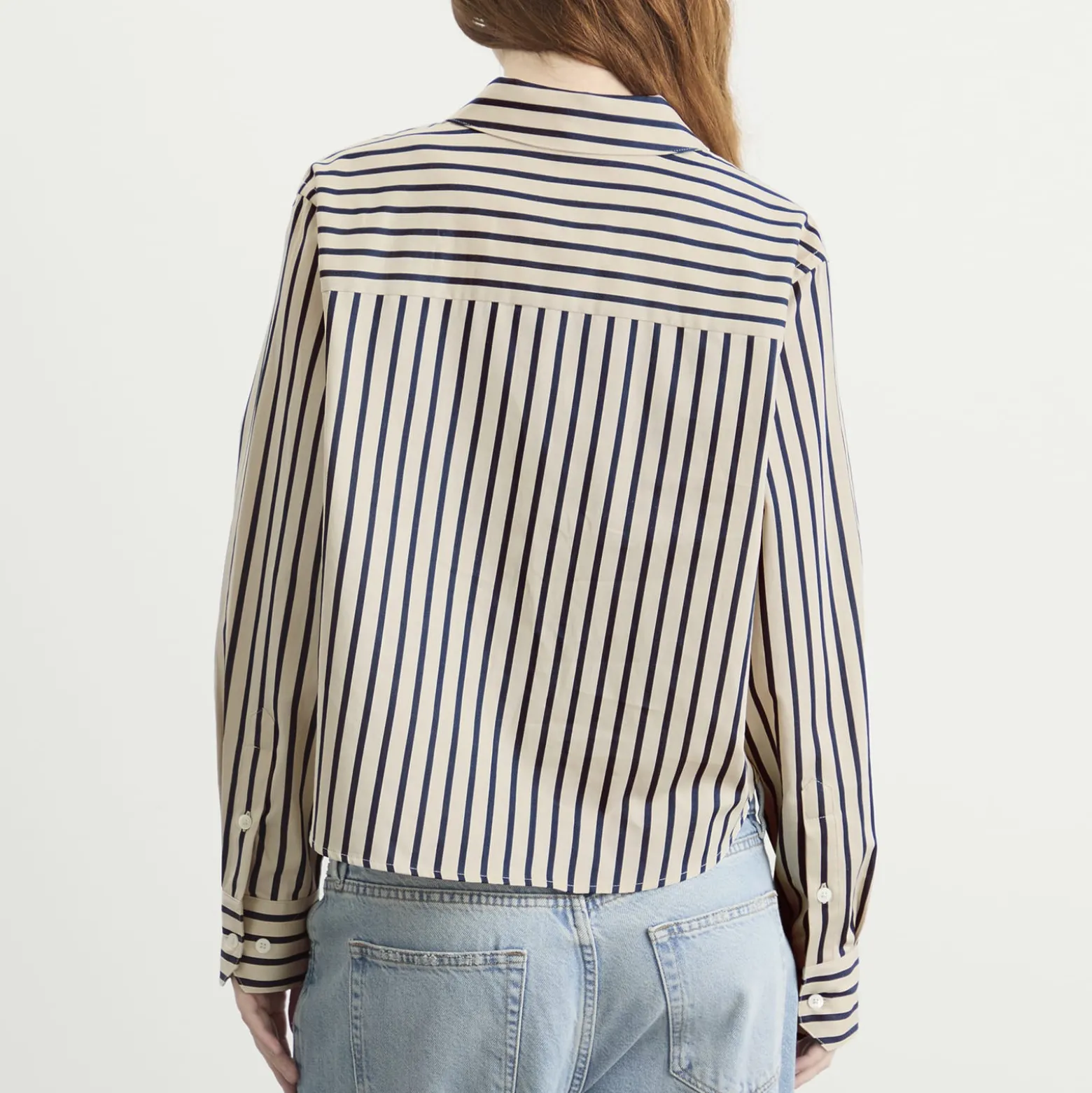 Anine Bing Essie Cropped Shirt