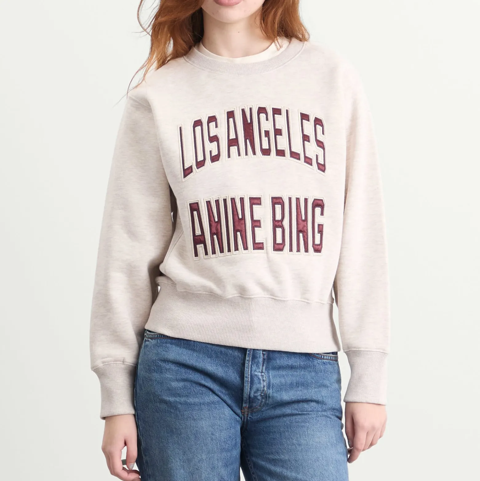 Anine Bing Harry Shrunken Sweatshirt