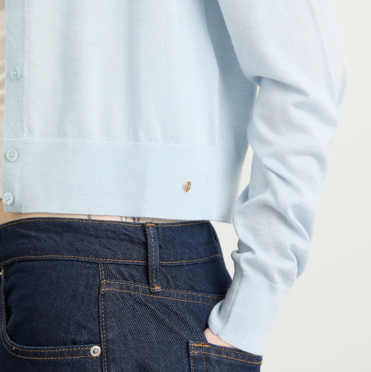 Anine Bing Moni Crop Cardigan