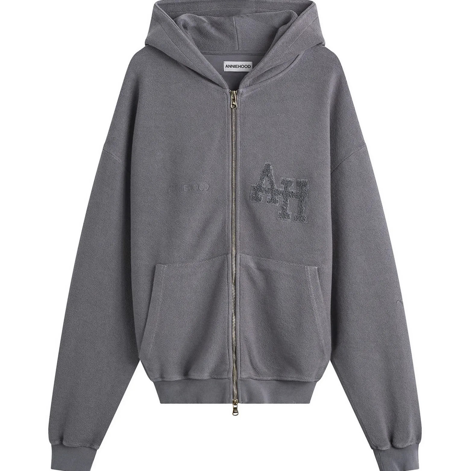 ANNIE HOOD Inside Out College Zip Hoodie