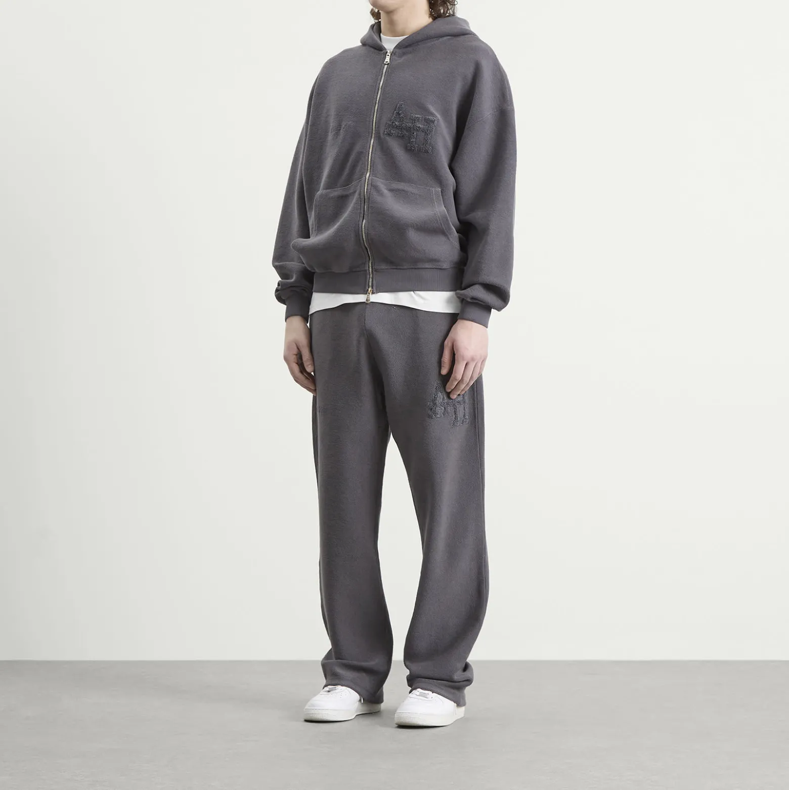 ANNIE HOOD Inside Out College Zip Hoodie