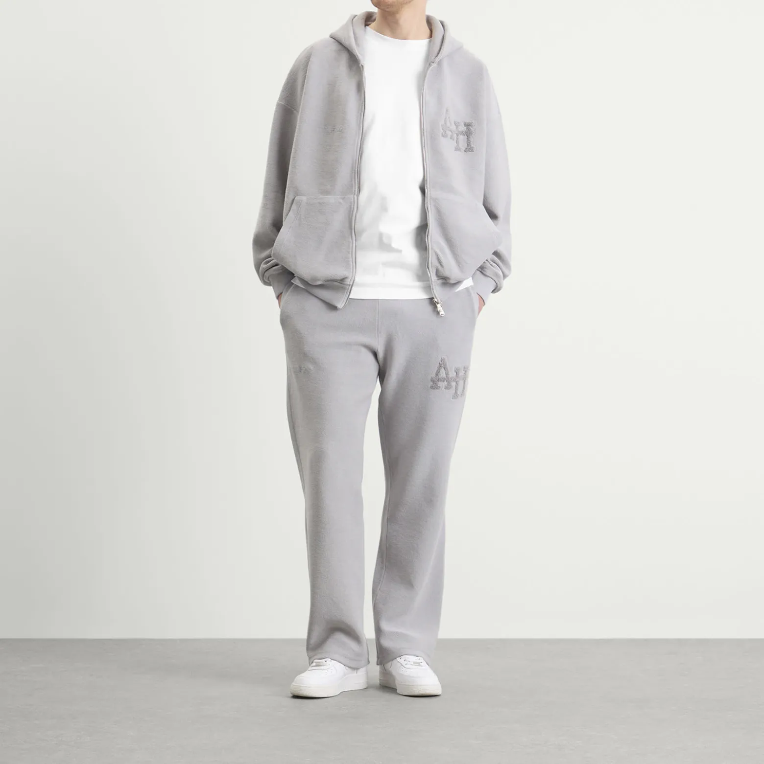 ANNIE HOOD Inside Out College Straight Joggers