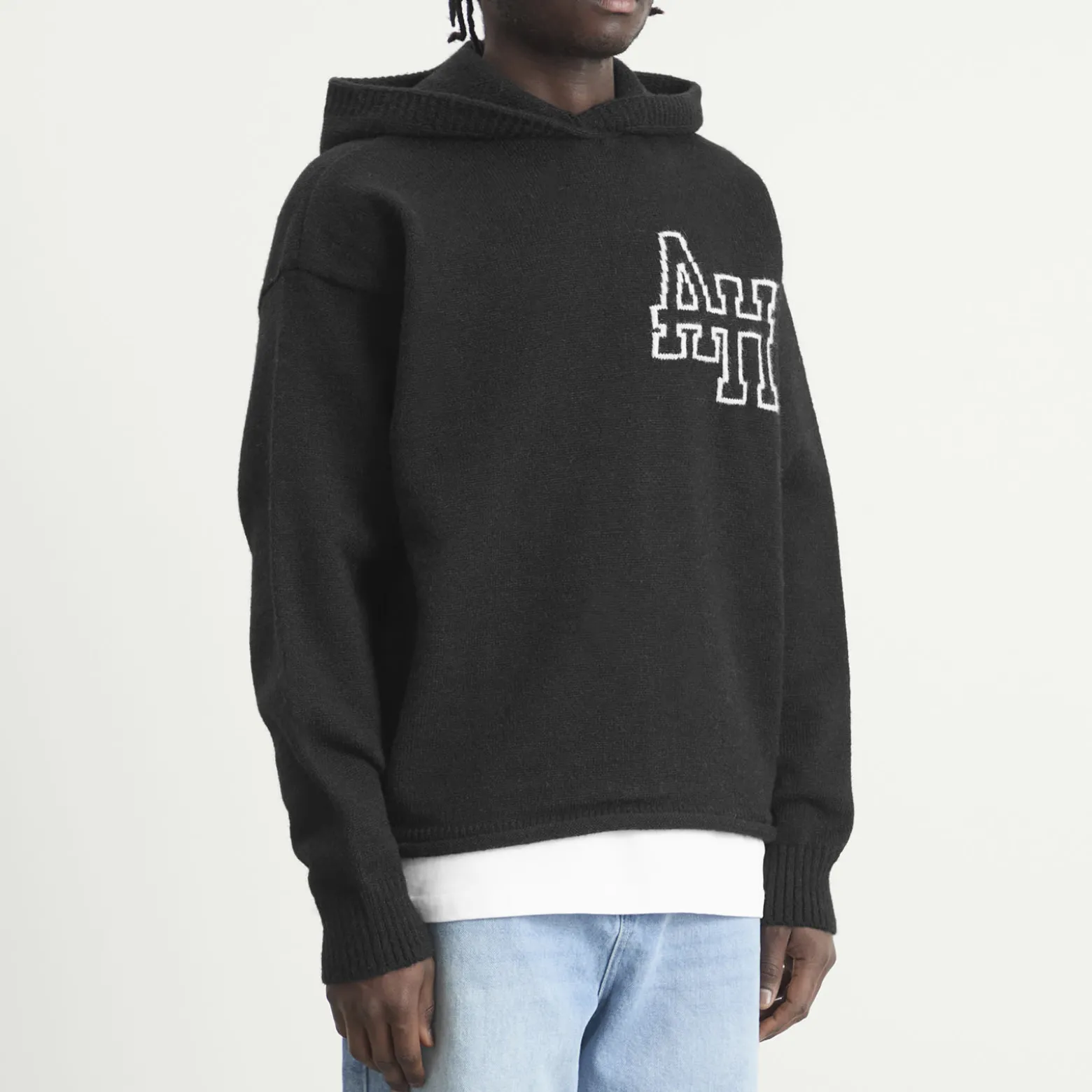 ANNIE HOOD Knit Hoodie