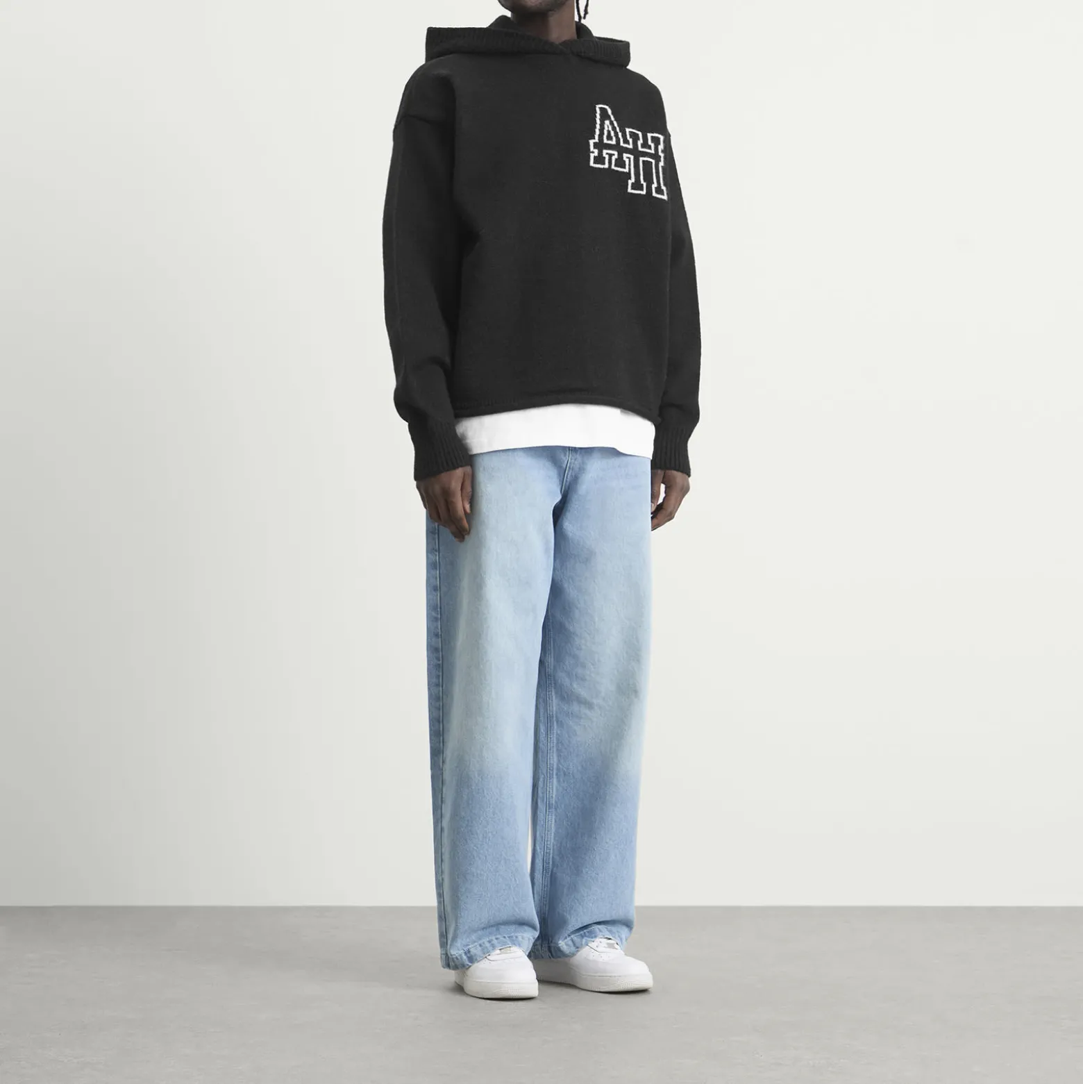 ANNIE HOOD Knit Hoodie