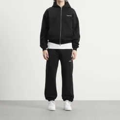 ANNIE HOOD Mini Logo Cuffed Joggers