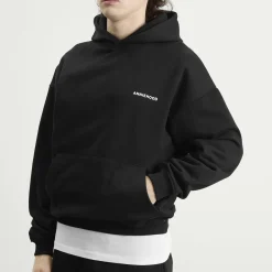 ANNIE HOOD Mini Logo Hoodie