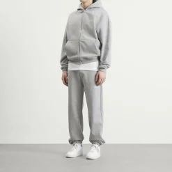 ANNIE HOOD Mini Logo Zip Hoodie